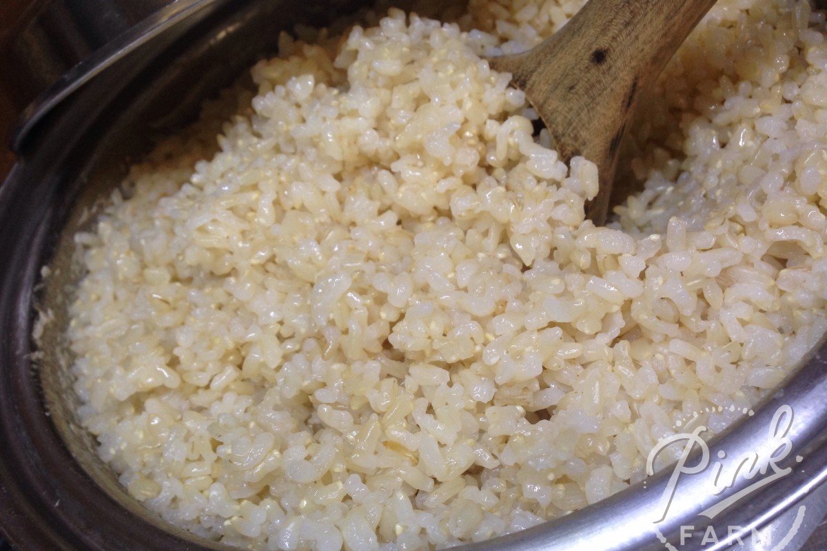 coconut brown rice